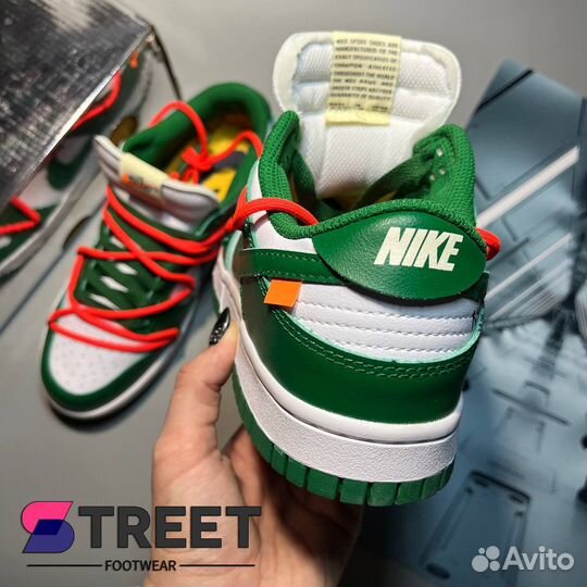 Nike SB Dunk Low Off-White Pine Green