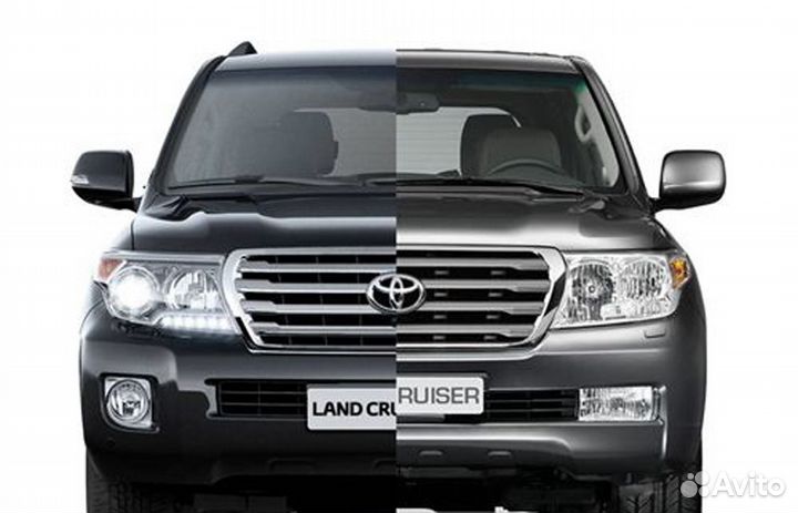 Фары на Тойота Ленд Крузер 200 рестайлинг