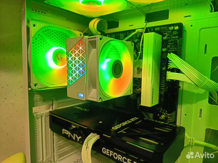 Игровой пк Ryzen 7500F + RTX4070 Super