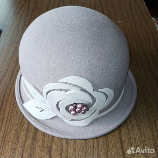 Шляпа фетровая женская