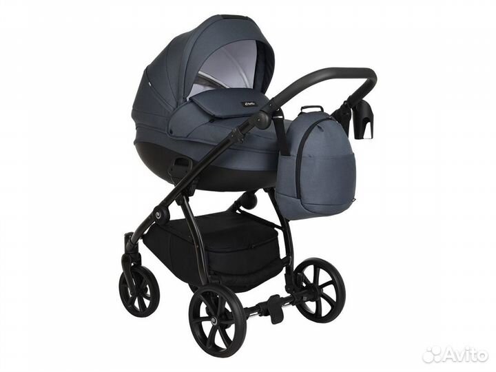 Коляска 2 в 1 Tutis Nanni 2024, Obsidian (060)