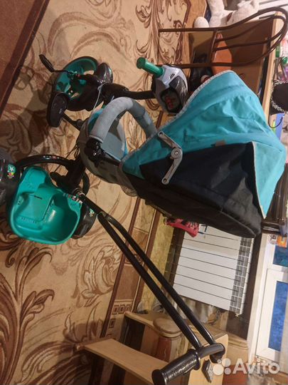 Трехколесный велосипед с родительской ручкой