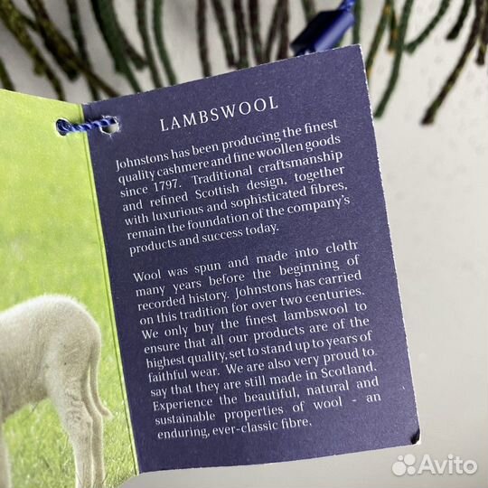 Новый шарф Johnstons шерсть оригинал