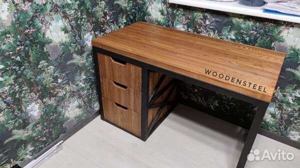 Стол в стиле лофт рабочий/компьютерный