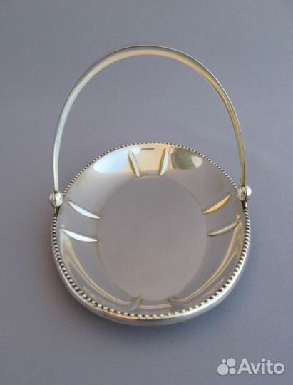 Вазочка серебро 875-й пробы СССР 1957 г. 100 грамм
