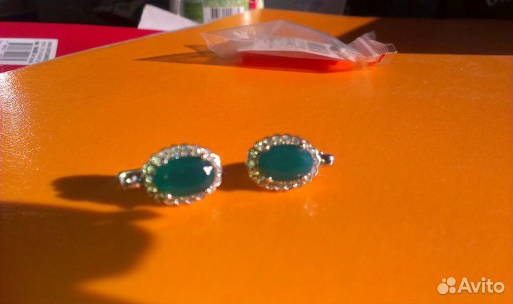 Серьги серебро