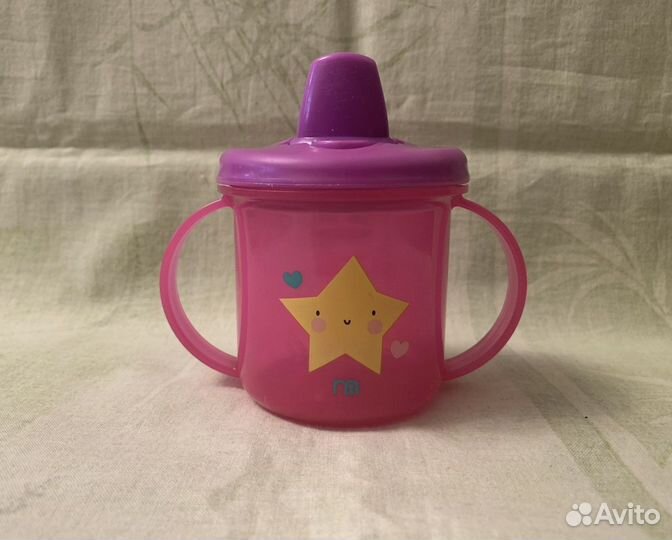 Поильник с носиком и ручками 