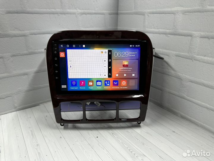 Магнитола андроид GrayBird Mercedes w220 3/32