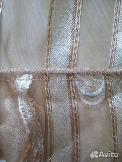 Готовая штора органза, состояние новое