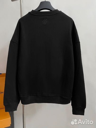 Свитшот мужской черный Louis Vuitton