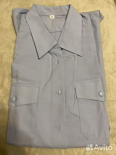 Рубашка полиция голубая