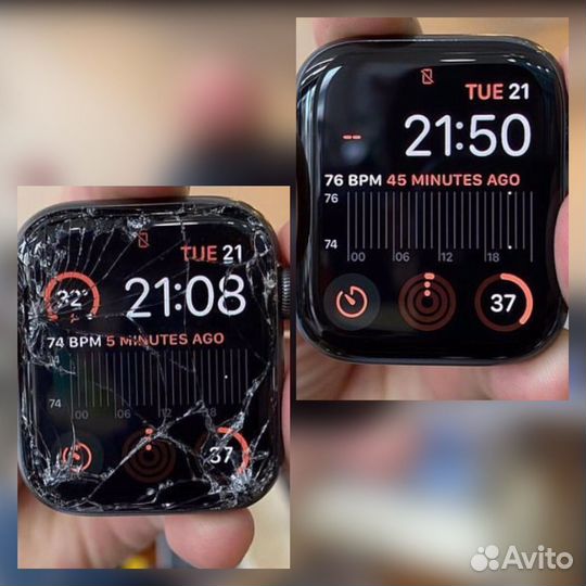 Замена стекла Apple Watch