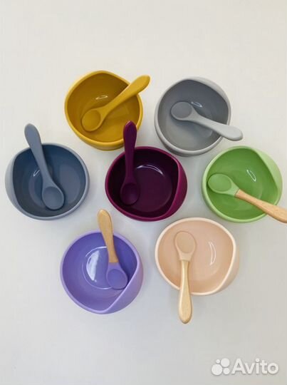 Силиконовый набор посуды