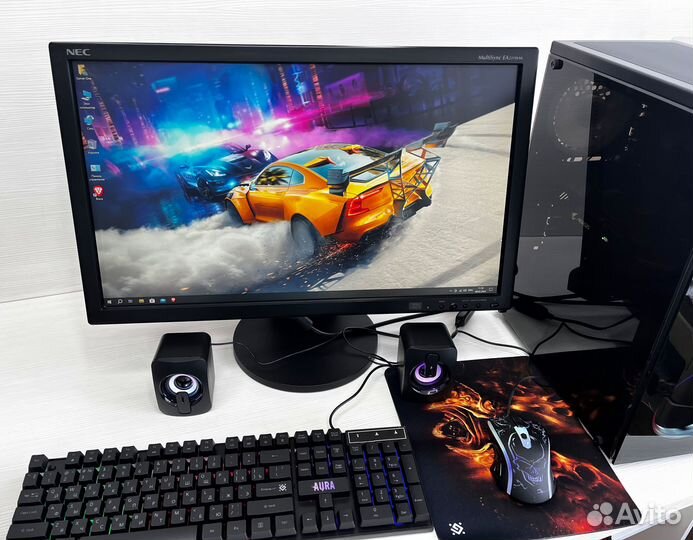 Игровой компьютер с монитором 24
