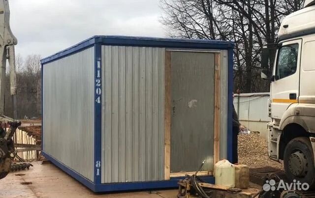 Проект складской бытовки бкс-05, распашонка, (осп)