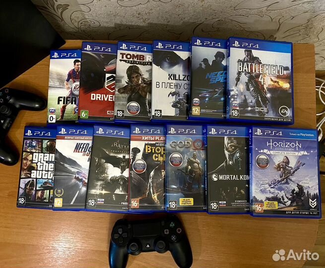 Sony playstation 4 pro 1tb + 13 игр