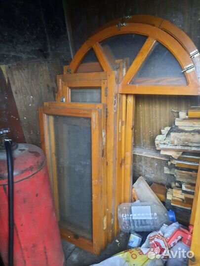 Деревянные оконные рамы бу