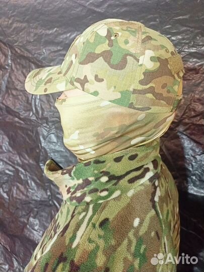 Бейсболка тактическая Мультикам/ Мох Ripstop