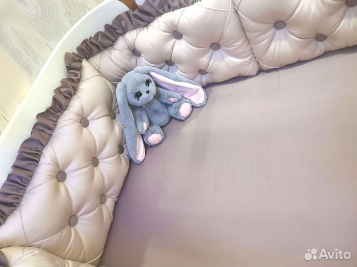 Бортики комплект в кроватку хэппи беби