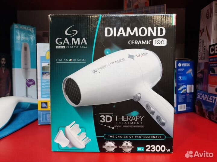 Новый Фен Diamond Ceramic ion 3D