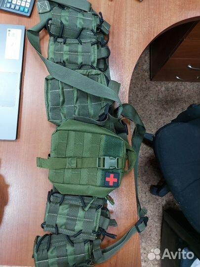 Пояс тактический разгрузочный с лямками/рпс