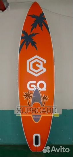 Sup board, доска, сап GQ оранжевый голубой