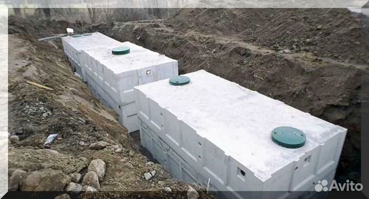 Септик под ключ. Рассрочка 12 мес