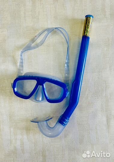 Маска, трубка, ласты детские