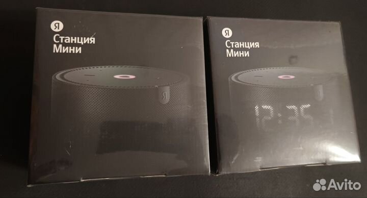 Яндекс станция мини 2 с часами и без