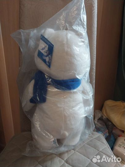 Плюшевый медведь белый (39-40см)сочи 2014