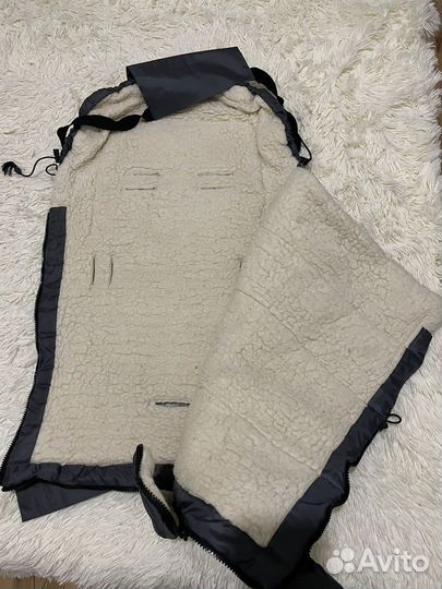 Зимний конверт на овчине