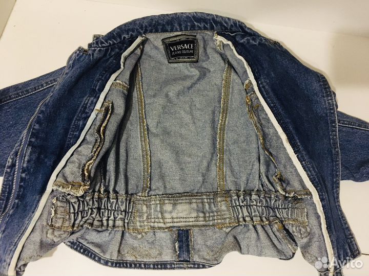 Джинсовая курткаVersace на девочку 6-7 лет