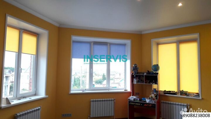 Римские шторы на пластиковые окна