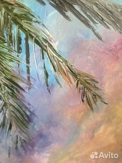 Большие картины маслом 2 шт по 100х70