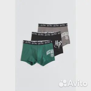 Комплект из трех боксеров с принтом H&M