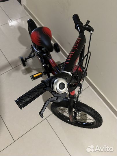 Велосипед 2-х колёсный TimeJump красно-черный 16