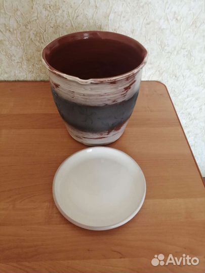 Горшок керамический-6,5л