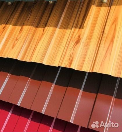Профнастил С8 окрашеный, м2