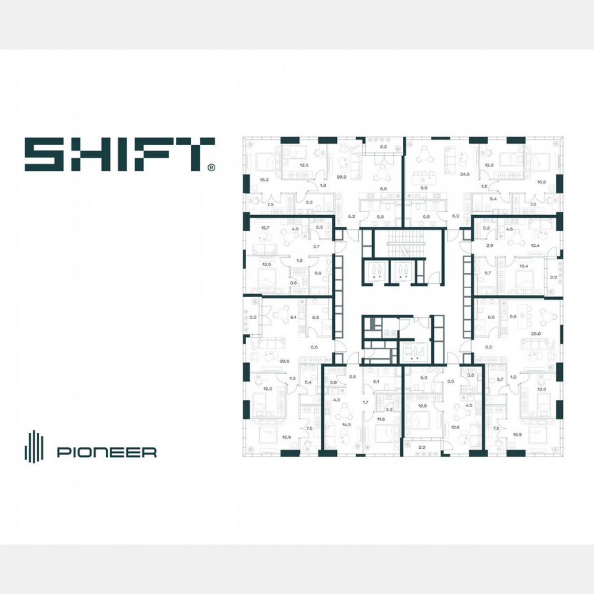 2-к. квартира, 47,1 м², 8/18 эт.