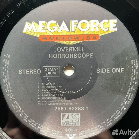 Overkill – Horrorscope (Германия 1991г.)
