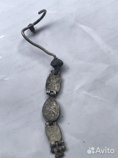 Подвес старинный из серебра