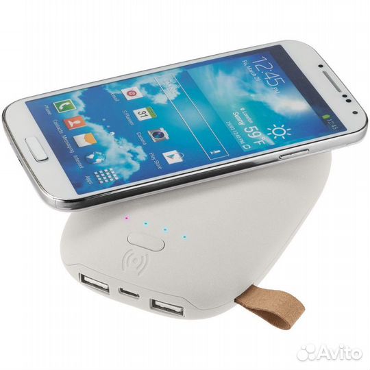 Повер Банк 9000 мАч беспроводная зарядка