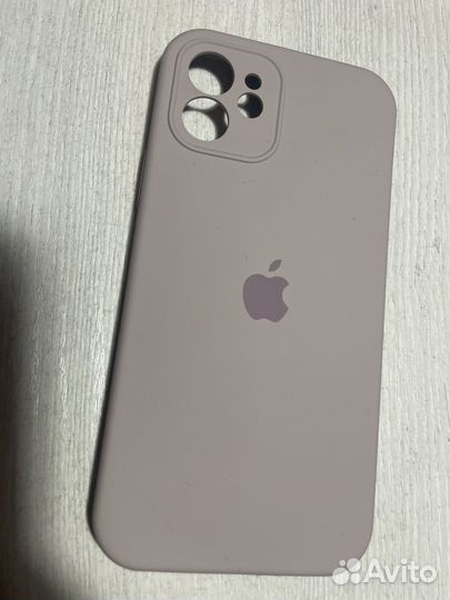Чехол на iPhone 12 бежевый
