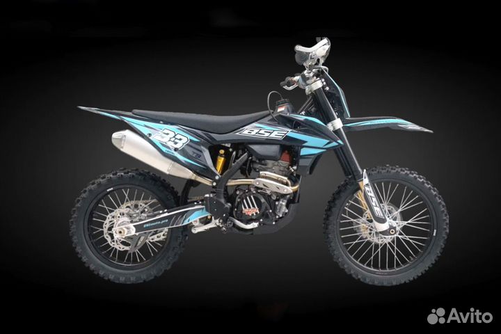 Мотоцикл BSE T8 Blue Neon