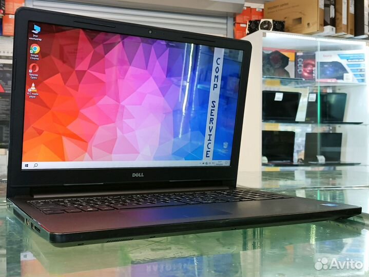 Ноутбук Dell intel N3710 4 ядра 8gb SSD