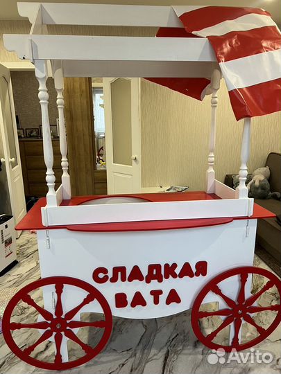 Тележка и аппарат для сладкой ваты
