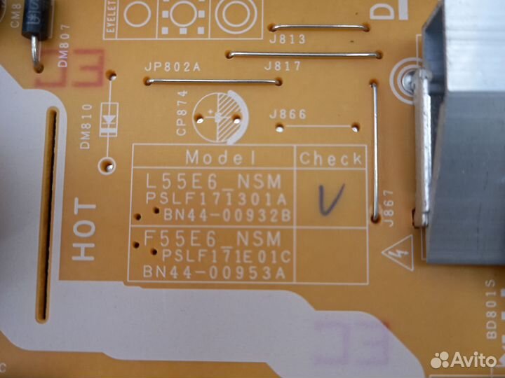 Телевизор samsung ue49nu7170u в разбор