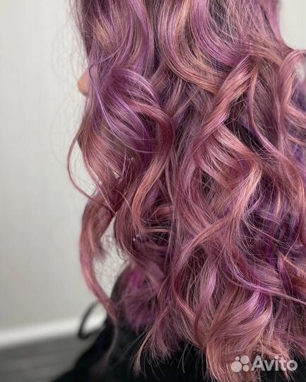 Цветное окрашивание волос