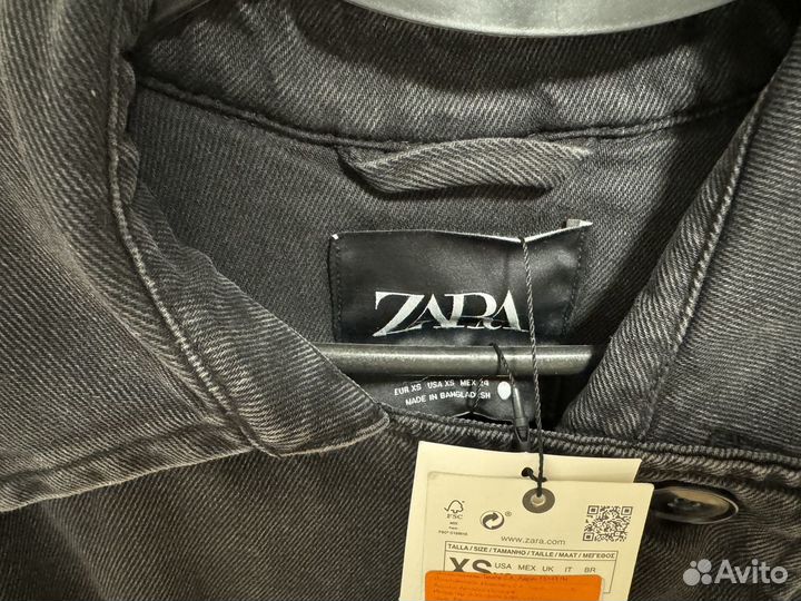 Плащ джинсовый Zara