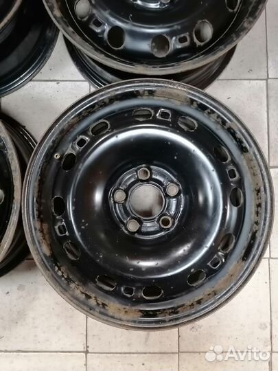 Диски штамп R15 5x100 et38 d57.1 6J б/у (3шт)
